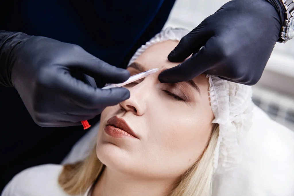 Man receiving neuromodulator treatments like Botox at A Perfect Finnish Medical Spa in Tracy, CA